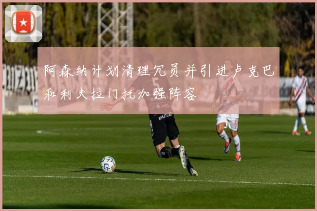 阿森纳计划清理冗员并引进卢克巴和利夫拉门托加强阵容
